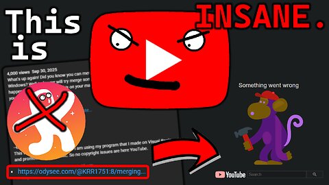 YouTube is Banning Odysee links now.