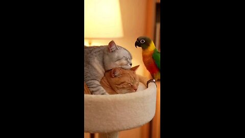 He Thought the Cats Were Plotting Something