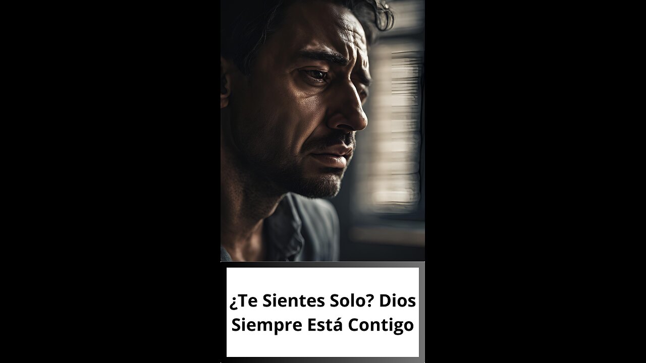 nunca estas solo, Dios siempre esta contigo