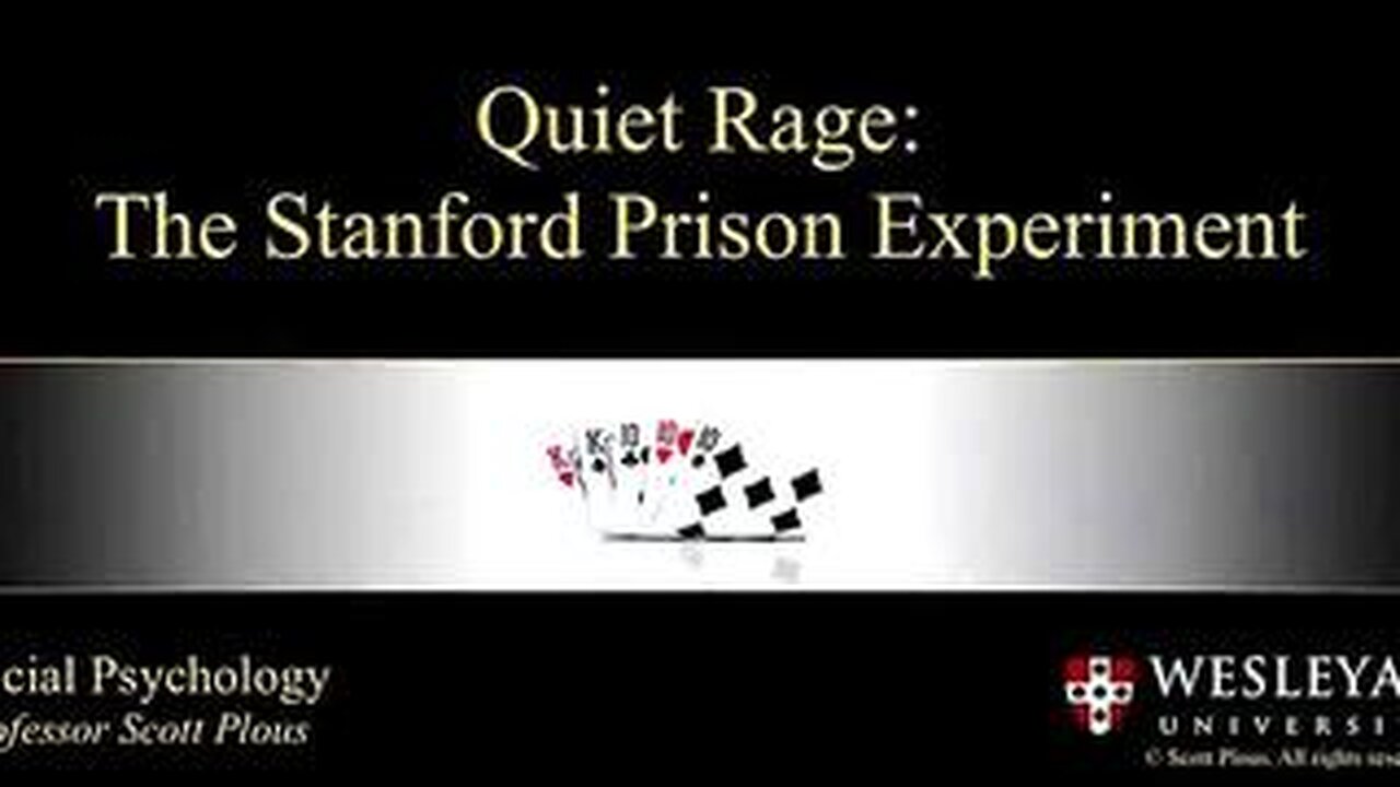 QUIET RAGE: THE STANFORD PRISON EXPERIMENT - 1992 DOCUMENTARY