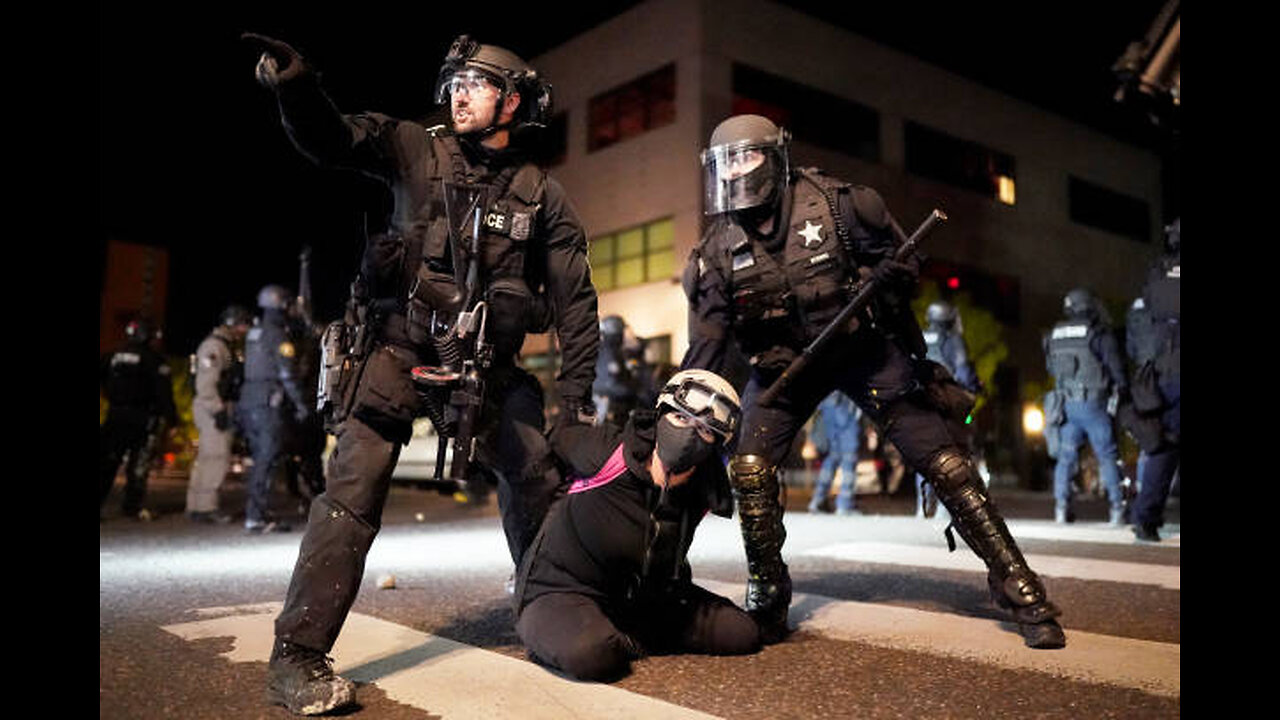 LIVE Friday Protest In Portland