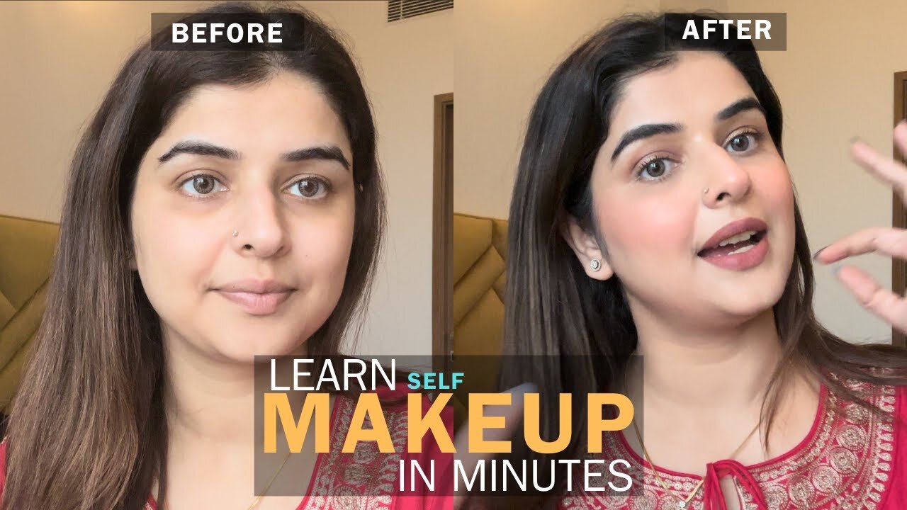 Self makeup at home in minutes _ Budget friendly makeup products _ Shilpa Khatwani
