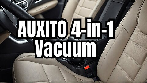 Revolutionize Your Car Cleaning with the AUXITO Car Vacuum | 4-in-1 Portable Powerhouse