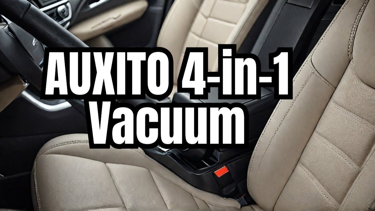 Revolutionize Your Car Cleaning with the AUXITO Car Vacuum | 4-in-1 Portable Powerhouse