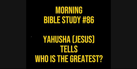 ⛅️ Morning Bible Study #86 Jesus Tells Who’s Greatest? 📖 #ASL #deaf #signlanguage