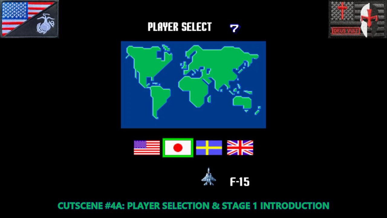 The Cutscene Project: "Aero Fighters" [Mao (F-15] (Arcade - 1992) [NA Version]