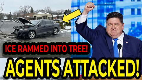 ICE Agents Get Rammed Into a Tree - Governor Signs ICE Ban Bill!
