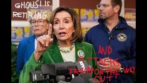 Nancy Pelosi TRASHES Trump on Her Way Out!