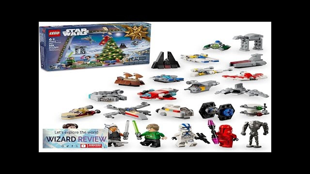 LEGO Star Wars 2024 Advent Calendar for Kids Holiday Building Set Review