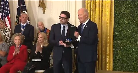 Alex Soros Accepts Presidential Medal of Freedom From Biden For His Daddy