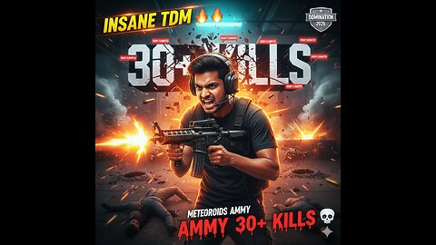 🔥 PUBG BGMI | INSANE TDM DOMINATION – Meteoroids Ammy 30+ KILLS! 💀 (2:30)