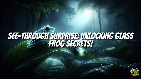 See-Through Surprise: Unlocking Glass Frog Secrets!