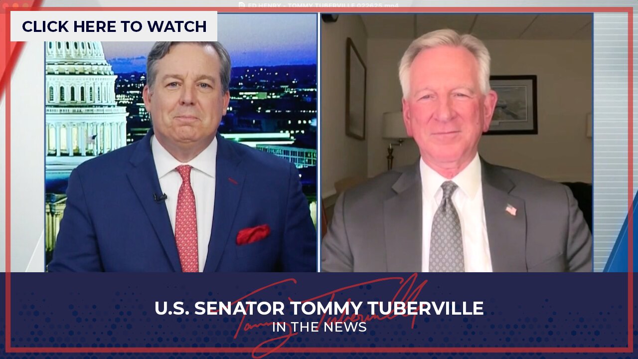 Senator Tuberville Joins "The Briefing" with Ed Henry to Discuss Trump Cabinet Meeting and Admin