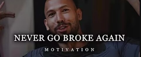 TATE DISCIPLINE | Never Go Broke Again | Motivational Video