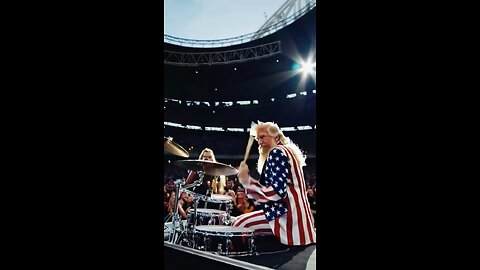 Donald Trump rocks with ZZ Top.