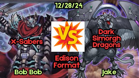 Edison Format: Flamvell Instant Zombie VS Simorgh Dragons - Yugioh 12-28-24