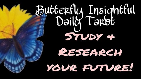 Butterfly Insightful Daily Tarot - Ask, research & start moving forwards!