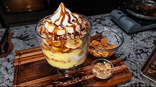 Southern Banana Pudding with a Bananas Foster Twist