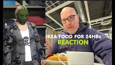 Trolling - Ken Domik Reaction - Eating Ikea Food For 24hrs Yummy