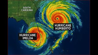Hurricane Humberto & Imelda "Fujiwhara Effect" Dance Incoming...