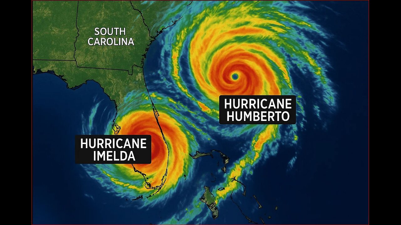 Hurricane Humberto & Imelda "Fujiwhara Effect" Dance Incoming...