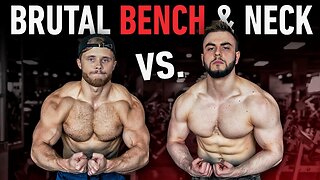 Who Has The Bigger Bench Brutal Neck & Trap Training ft. Alpha Destiny