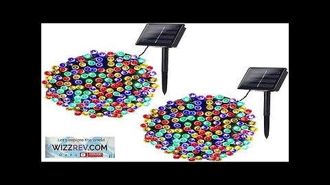 Joomer Solar Christmas Lights 72ft x 2 Pack 200 LED 8 Modes Review