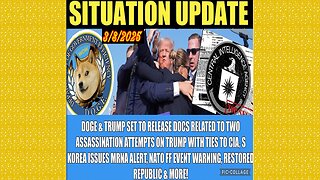 SITUATION UPDATE 3/8/25 - TRUMP Assassination Attempt Docs, S Korea Mrna Alert, NATO FF