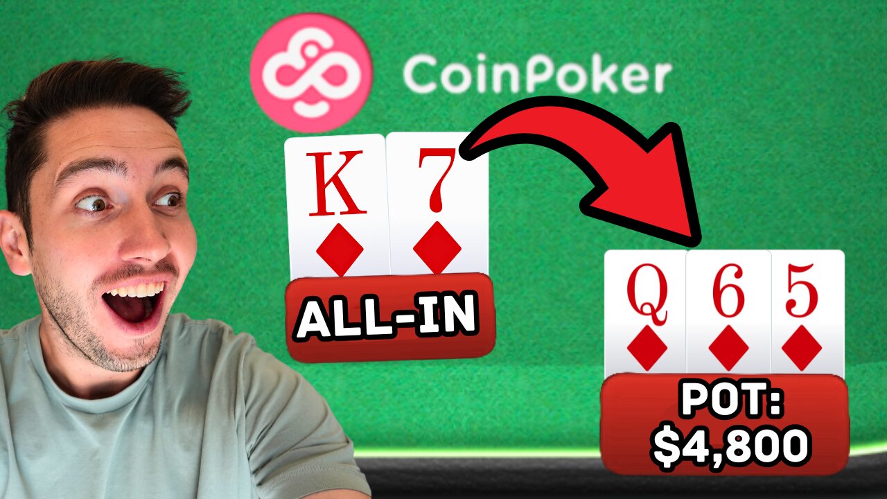 Flopping a Flush In $4,800 Pot!!