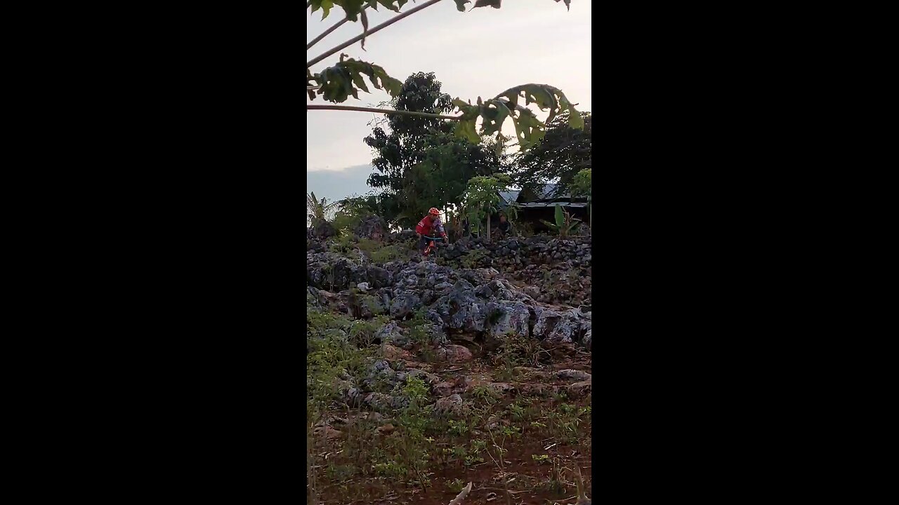 MTB loading downhill