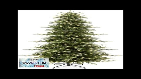 7.5ft Pre-Lit Artificial Aspen Christmas Tree Noble Holiday Décor w/ 2136 Branch Review