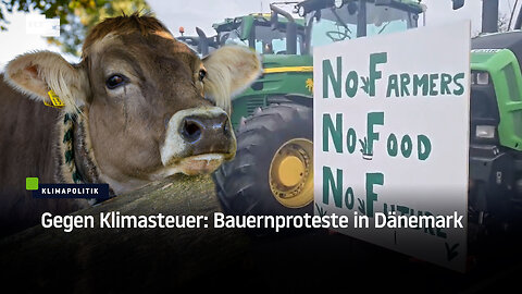 Gegen Klimasteuer: Bauernproteste in Dänemark