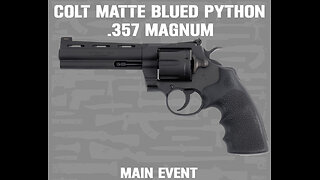 COLT MATTE BLUED PYTHON .357 MAGNUM