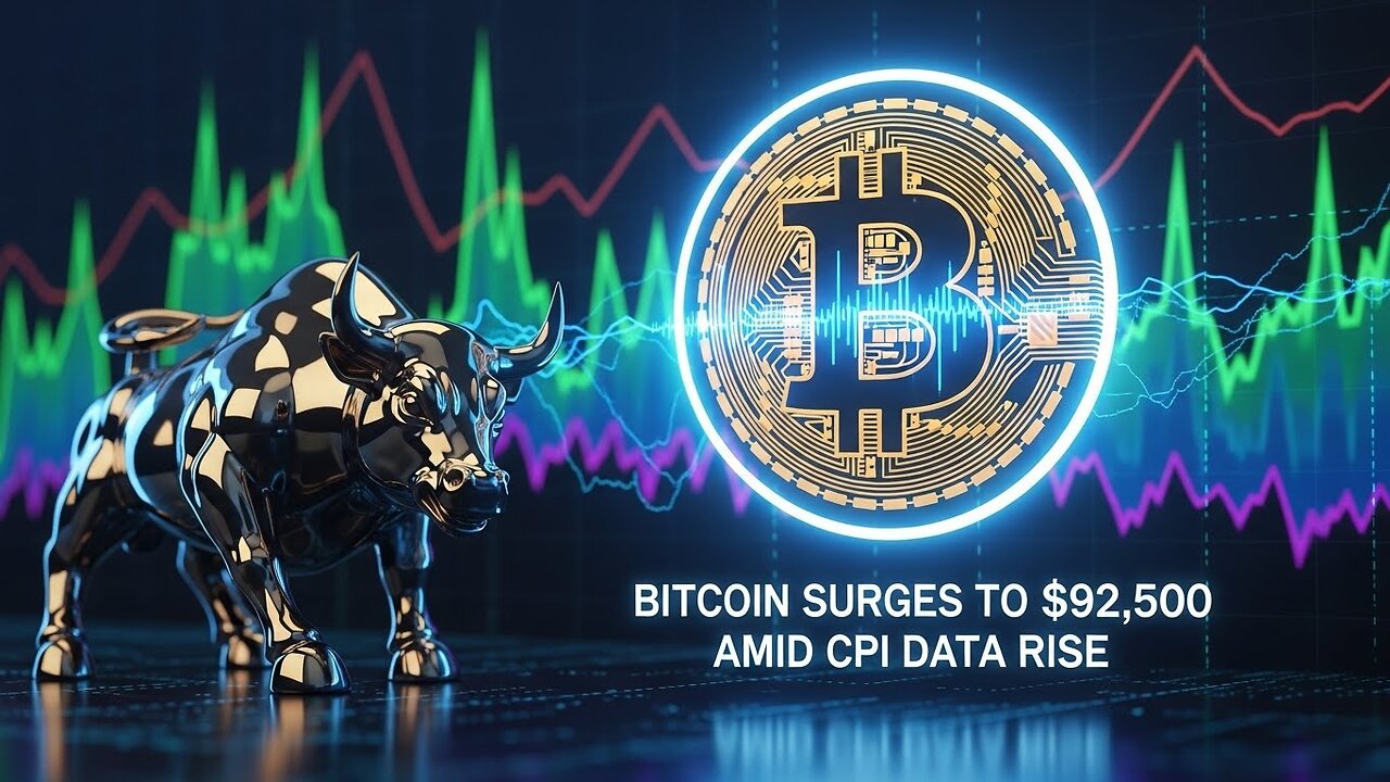 Bitcoin Surges to $92,500 Amid CPI Data Rise