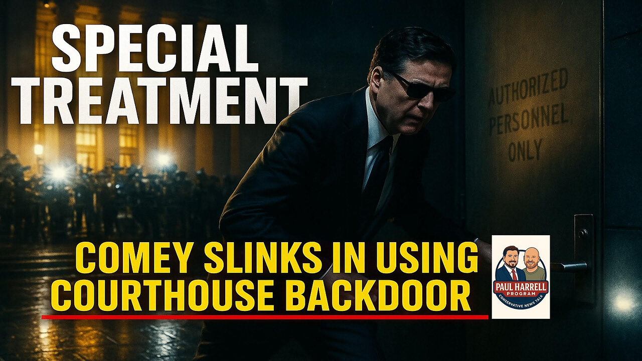 Special Treatment: Comey Slinks In Using Courthouse Backdoor