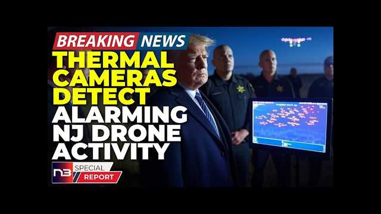 BREAKING: NJ Sheriff's Thermal Cameras Caught Something Shocking When Tracking These Mystery Drones