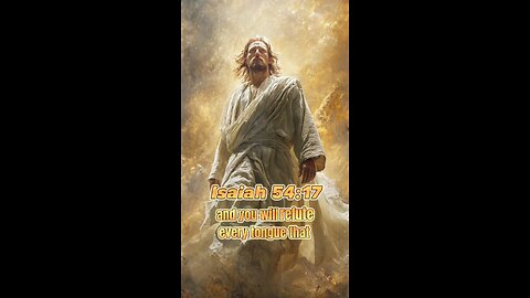 Isaiah 54:17 & Romans 8:31 | No Weapon Prevails - God is For You #NoWeaponPrevails #GodIsForUs