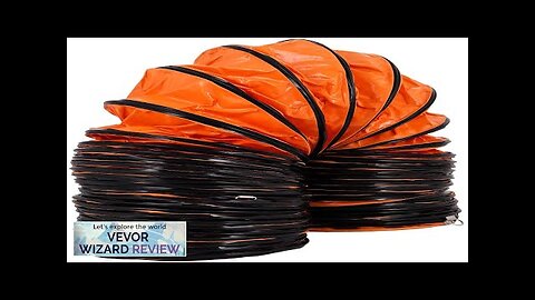 VEVOR 16 FT PVC Flexible Duct Hosing for 12 INCH Exhaust Fan Review