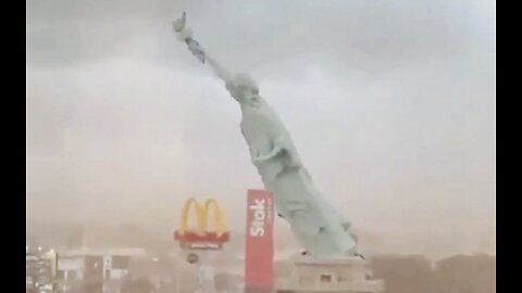 🇧🇷 🗽 A copy of the Statue of Liberty in Brazil collapsed