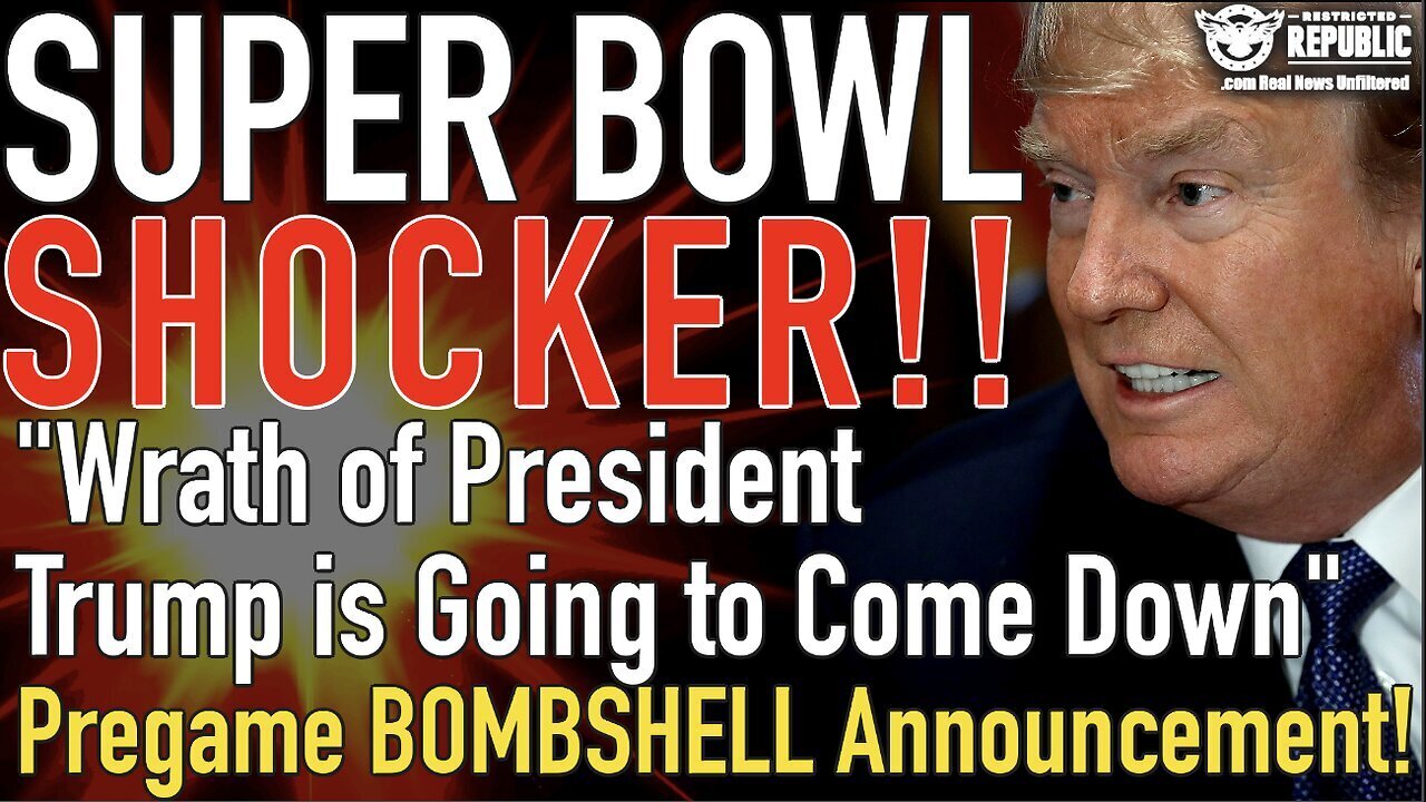 Shock! “Wrath Of President Trump Is Going To Come Down” Pregame Bombshell Announcement!