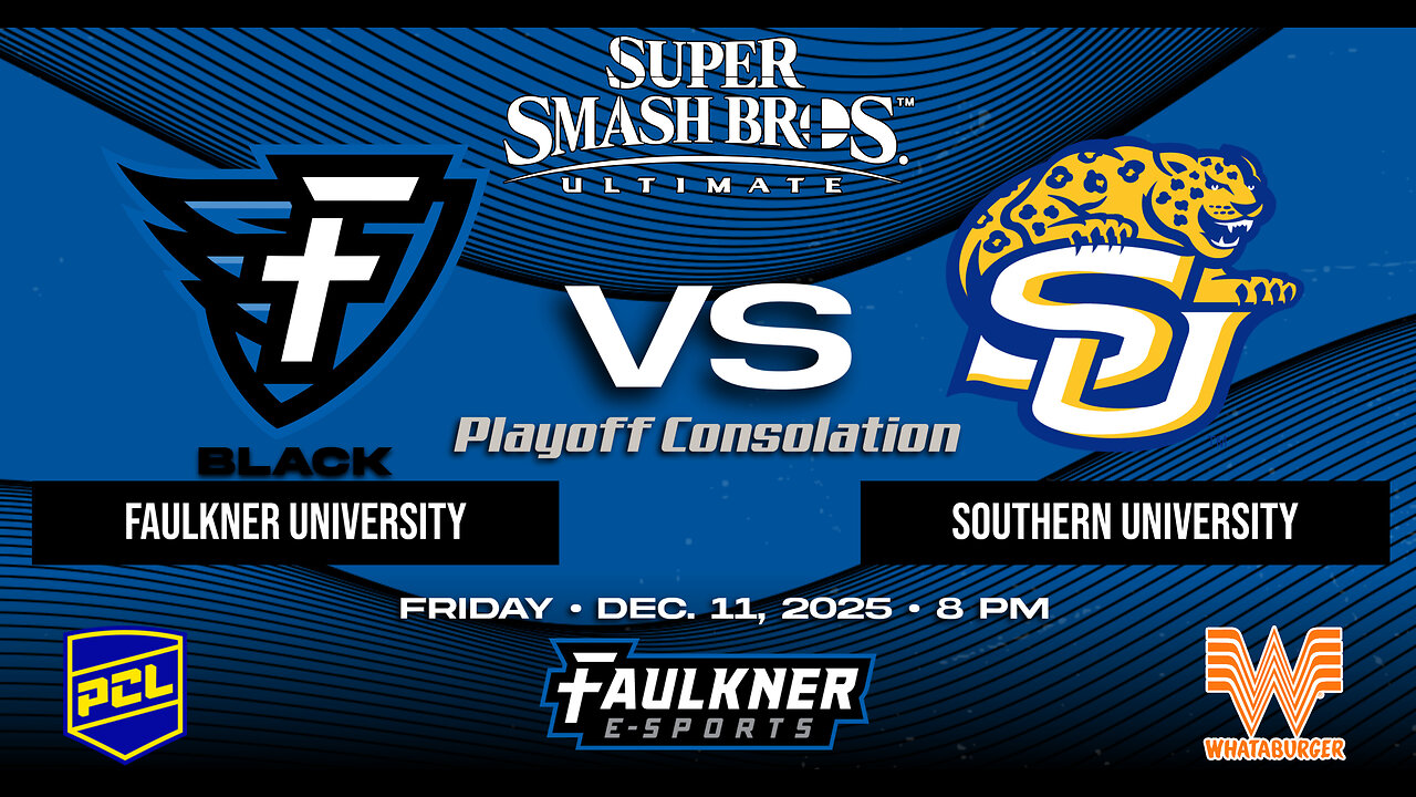 Smash Bros.- Faulkner Black vs. Southern (12/11/2025) (Playoff Consolation)