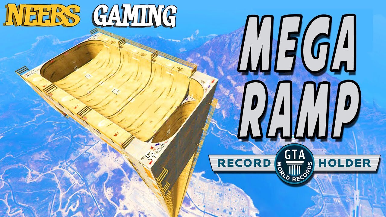 GTA 5 - MEGA RAMP - World Record