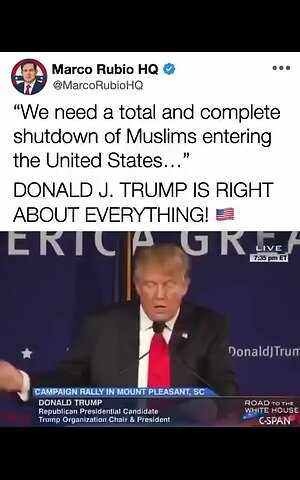 Hey Prokis and Kanglus... President Trump