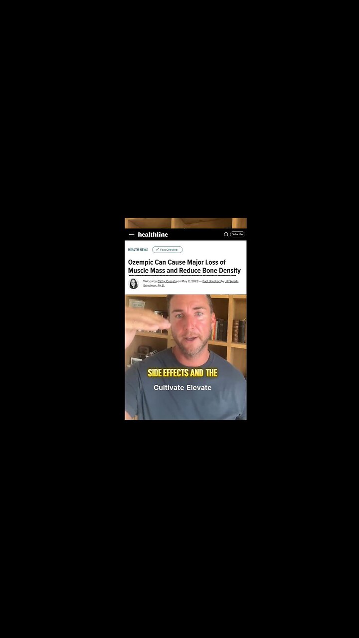 Ozempic? Breaks peoples bones and makes patients for life ~ by Cultivate Elevate