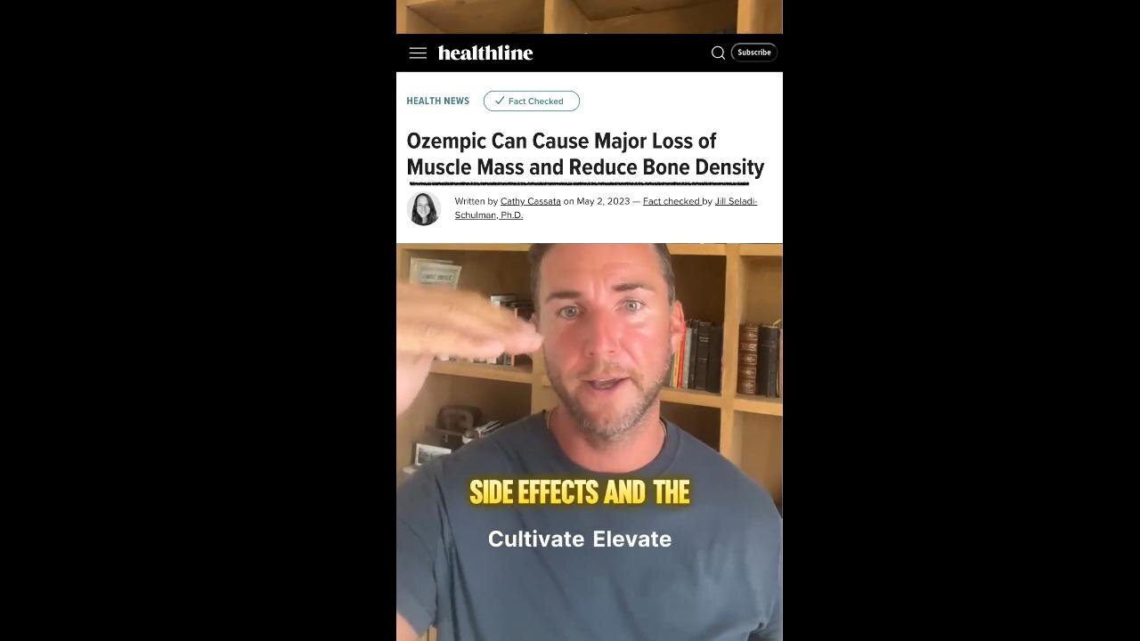 Ozempic? Breaks people's bones and makes patients for life ~ by Cultivate Elevate