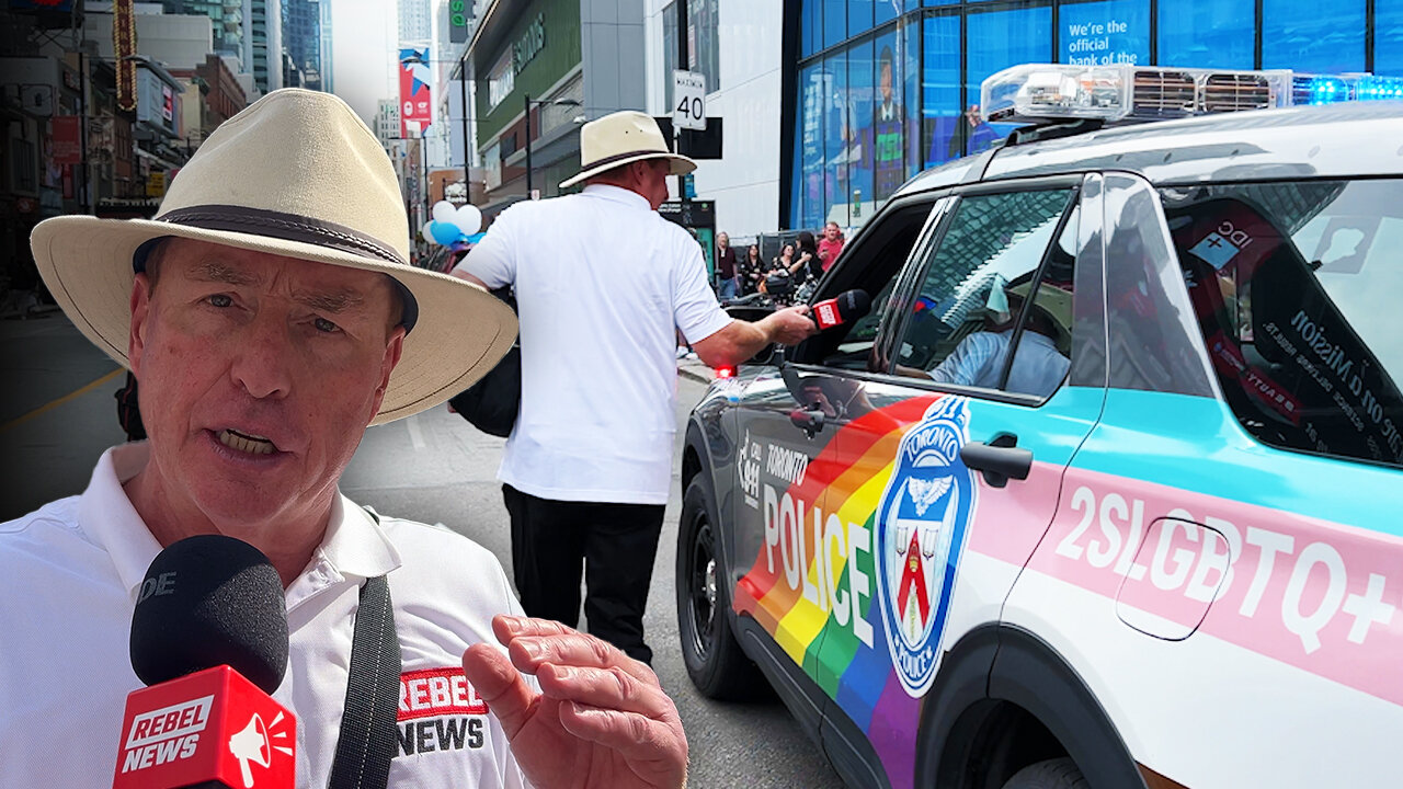 Holy spirit unicorn! We spotted the infamous Toronto police transgender cop car