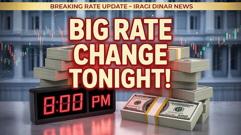 💥 BIG RATE CHANGE Tonight at 8PM! Iraqi Dinar Holders — Get Ready for the Shock! 💥 Today's IQD News!