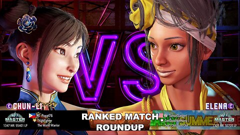 Kuya Kalbo SF6 Ranked Roundup. Chun Li Master Rank [Hori Fight Stick]