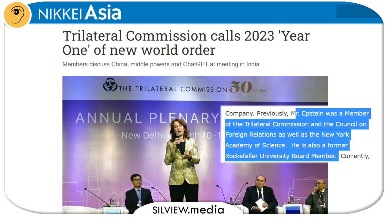 The Trilateral Commission and the connection to Elon Musk's Technocracy (2013 presentation)