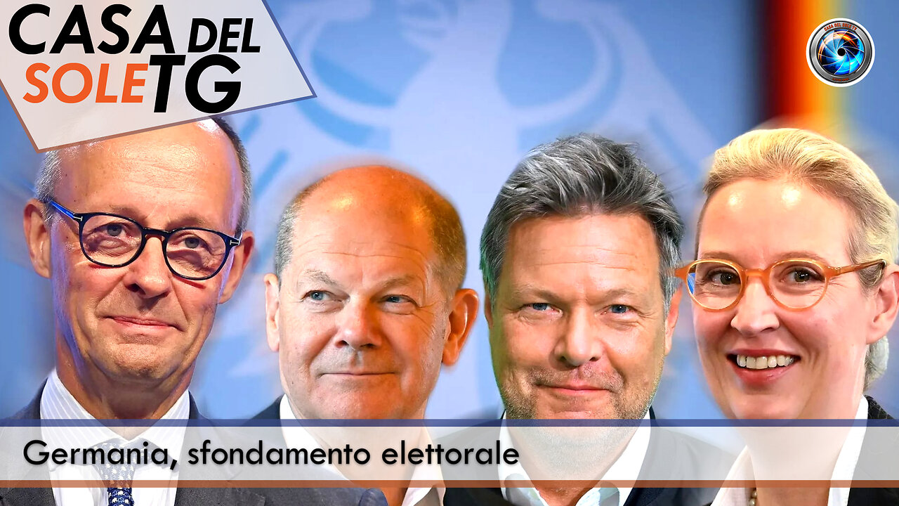 CasaDelSoleTG 24.02.25 - Germania, sfondamento elettorale